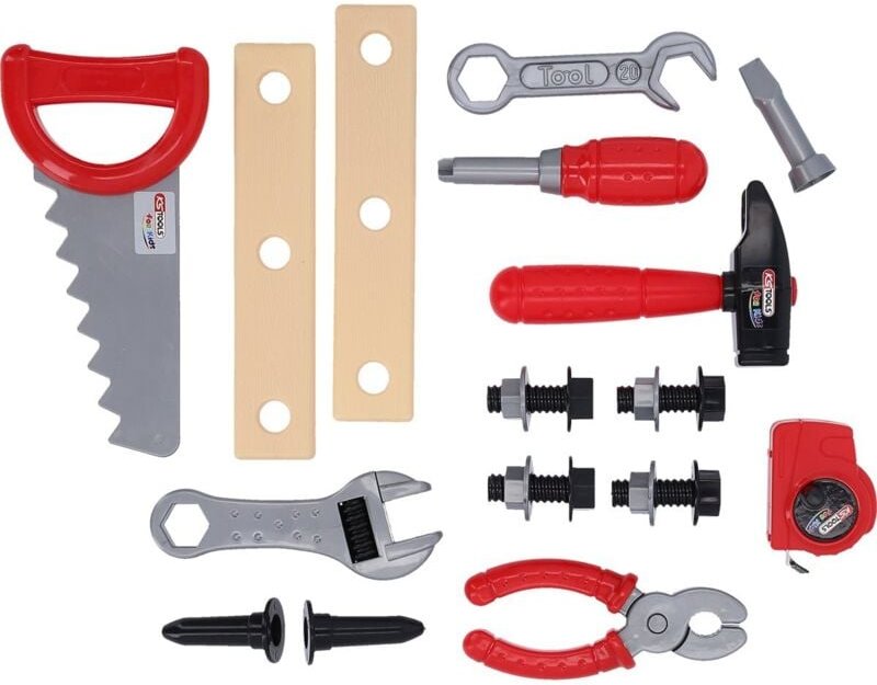 Ks Tools Kinder Werkzeug-Satz mit Werkzeugkoffer, 21-tlg - 100203