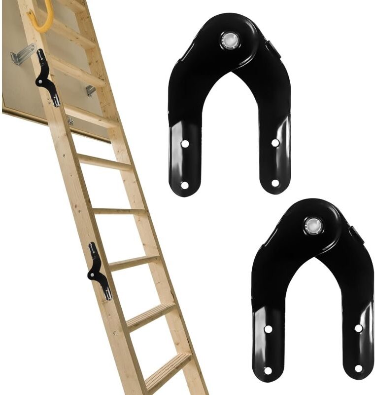 Dachbodenleiter Scharniere zum Herunterziehbare, Dachbodentreppe Ersatzteile für Aluleiter, Bodentreppe Zubehör für die ...
