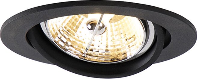 Moderner Einbaustrahler schwarz schwenkbar AR70 - Cisco