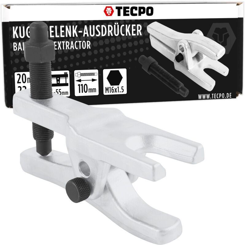 TECPO Kugelgelenk Ausdrücker Spezialwerkzeug Traggelenk Abzieher Kfz Werkzeug Spurstangen Kopf Wechsel zum Ausdrücken vo...