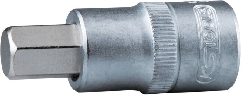 1' Bit-Stecknuss Innensechskant, kurz, 19 mm