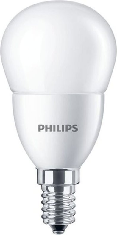 Philips Corepro 929002973102 7 W (60 W Ersatz) P48 Lustre, E14 Kleine Edison-Schraube, 2700 Warmweiß, Nicht Dimmbar, Mat...