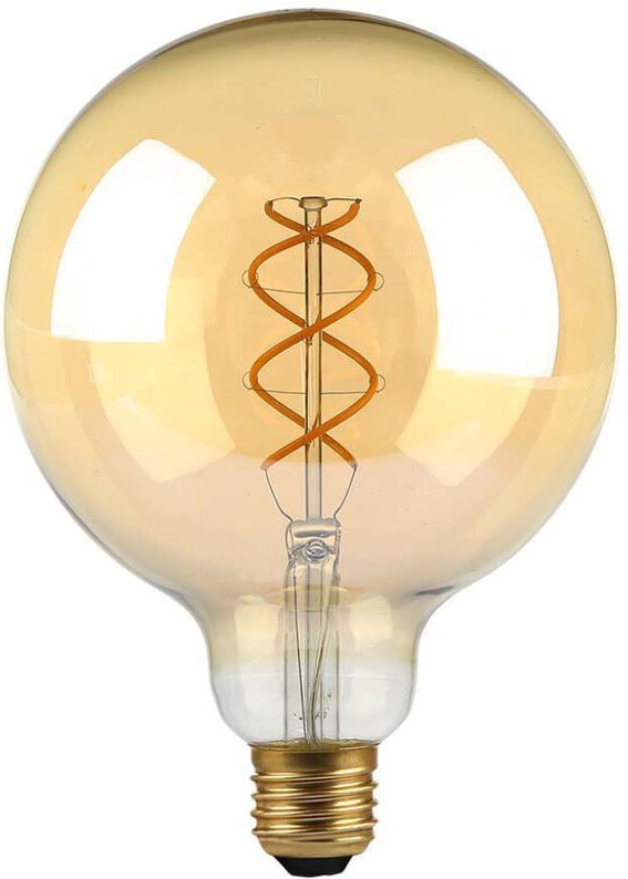 LED-Glühbirne E27 5W G125 Filament Amber 1800K - V-tac