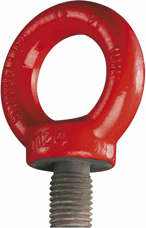 GK8 Ringschraube hochfest M24 rot mit CE Kennzeichnung