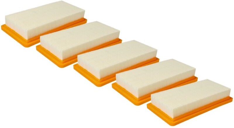 5x Motorschutz-Filter kompatibel mit Kärcher ds 6000, ds 5200, ds 6, ds 6 Premium, ds 6.000 Staubsauger - Vhbw