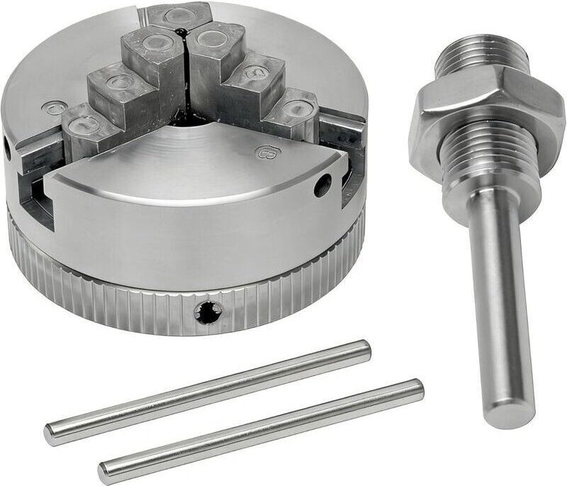 Thumbnail - 3-Backen-Drehbankfutter, M12 1 Mini-Bohrfutter aus Zinklegierung, 3-Backen-Handfutter für elektrische Bohrmaschinen, Ple...