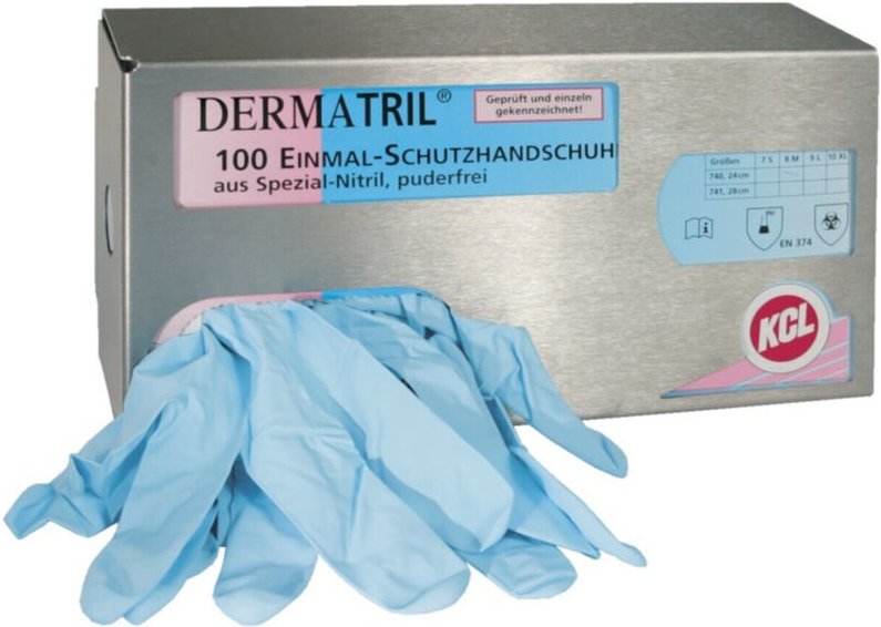 Honeywell Einweghandschuh Dermatril L 741, Gr. 7, Box a 100 Stück