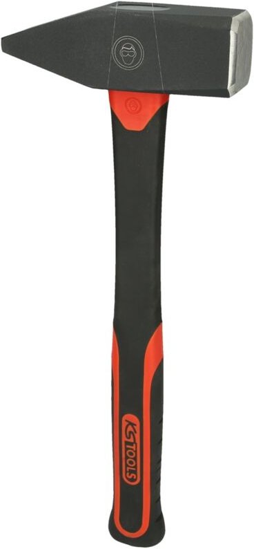 KS Tools Schlosserhammer mit Fiberglasstiel, 2000g