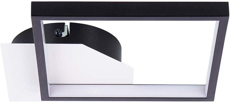 Deckenleuchte Deckenlampe Wohnzimmerleuchte Schlafzimmerleuchte schwarz L 21,6cm