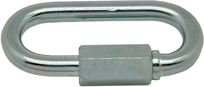 EDM - Schnellverschlussglied 'ESL01' 50,5x24mm, 5mm stark und 7mm Einlauf, aus verzinktem Stahl (2 Stück)