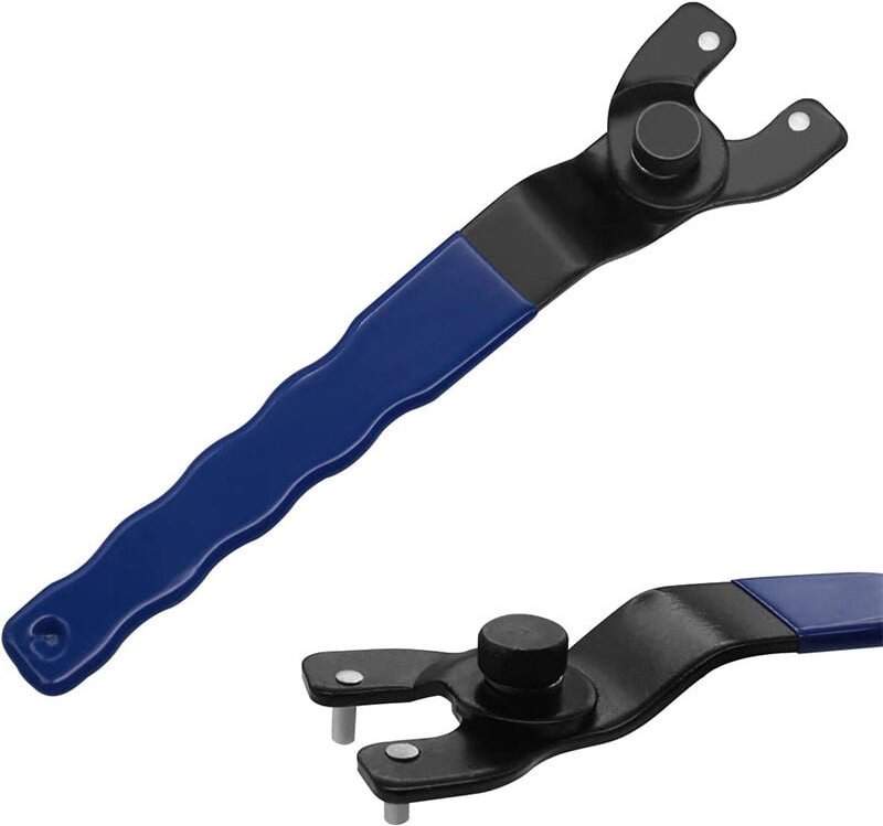 Dolaso - Verstellbarer, verdickter Universal-Winkelschleiferschlüssel mit Innensechskant, einfach zu installierender Win...