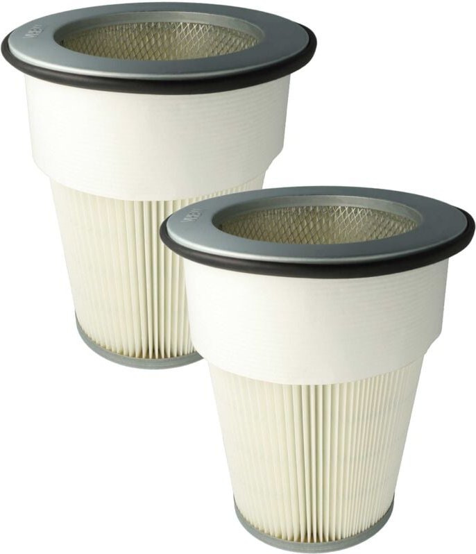 2x Lamellenfilter Ersatz für Dustcontrol 44043 für Handstaubsauger - Vhbw