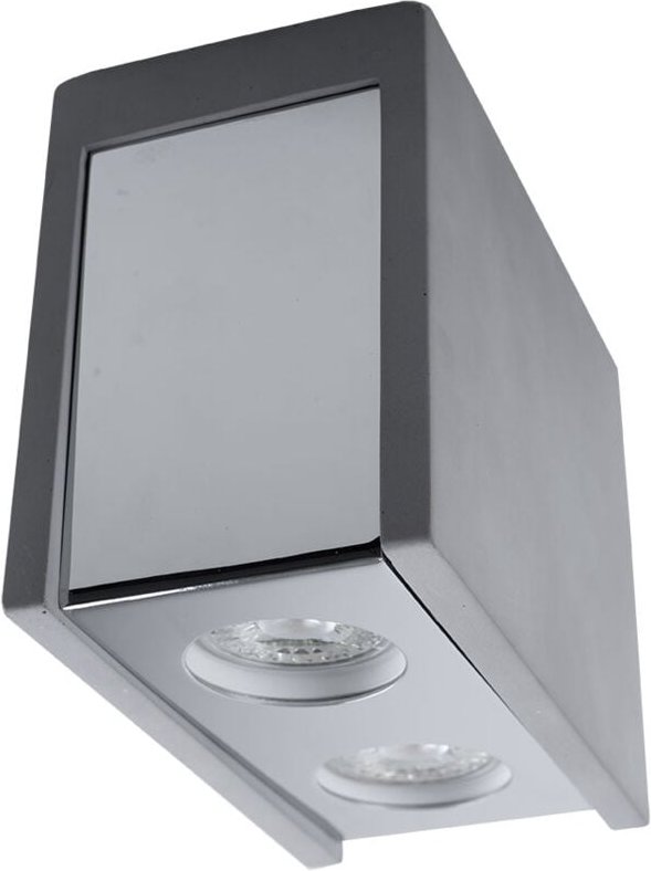 Globo - Deckenlampe Flurleuchte Deckenleuchte Schlafzimmerlampe Wohnzimmerleuchte Küchenlampe, Metall Beton grau, GU10 2...