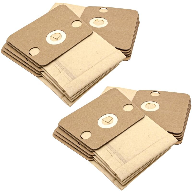 20x Staubsaugerbeutel kompatibel mit Rowenta ro 420, 425, 430, 450, 455, 460 Staubsauger - Papier, 22cm x 16,5cm, Sandfa...
