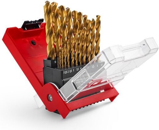 Thumbnail - Lot de 19 forets en titane HSS-TiN pour métal Einhell 49427019