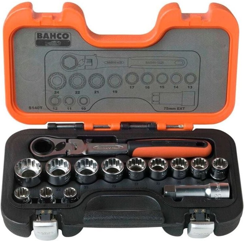 Steckschlüsselsatz 14teilig S140T - Bahco