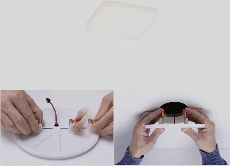 92393 eb Panel Veluna VariFit LED-Einbauleuchte 4.50 w Satin - Paulmann