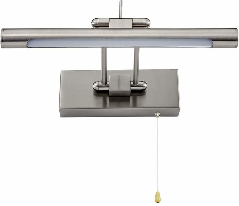 Badezimmerspiegelleuchte mit Schalter, LED-Badezimmer-Wandleuchte, IP44, verstellbare Spiegelleuchte für Schminkspiegel,...