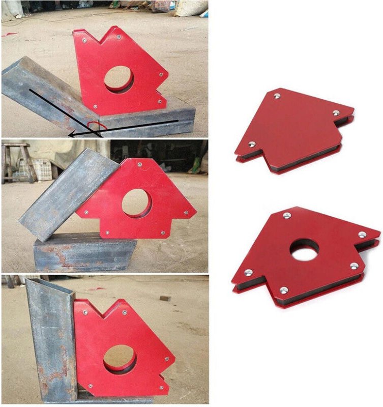 Trade Shop Traesio - Trade Shop - Magnetischer Pfeilschweißer, Schweißwinkel 45°, 90°, 135°, 22 kg, 50 lb -