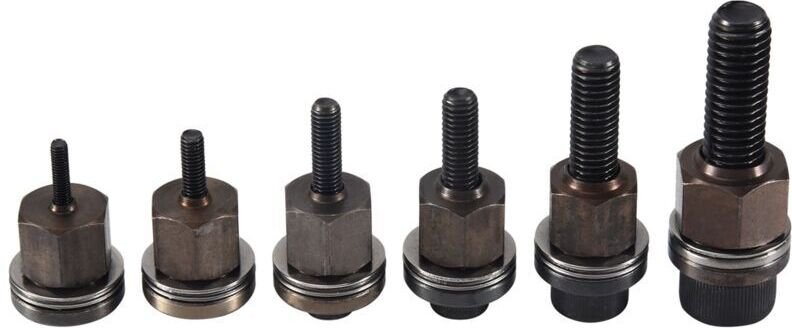 6-teiliges Set Handnietmuttern, Kopfmuttern, einfache Montageanleitung, Werkzeugzubehör für M3, M5, M6, M8 und M10