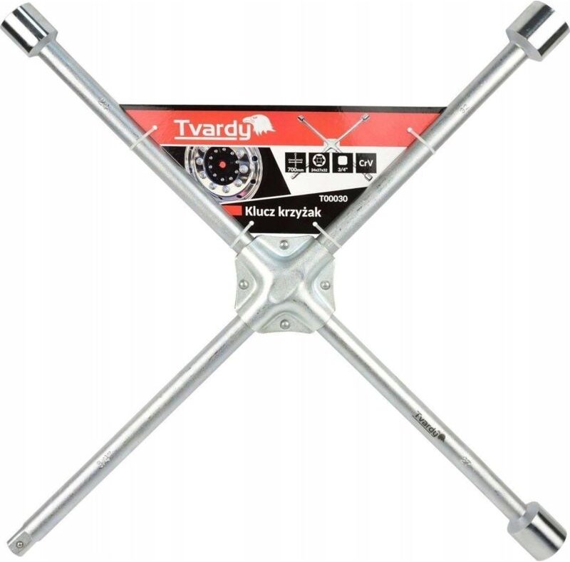 Thumbnail - Tvardy Kreuzschlüssel Chrom-Vanadium 700 mm