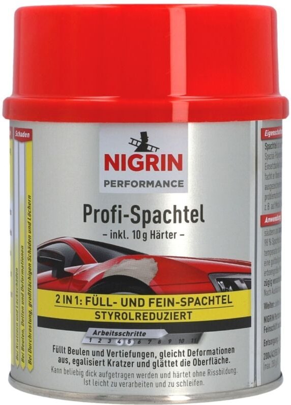 Performance 72115 Fein-Spachtel 500 g - Nigrin