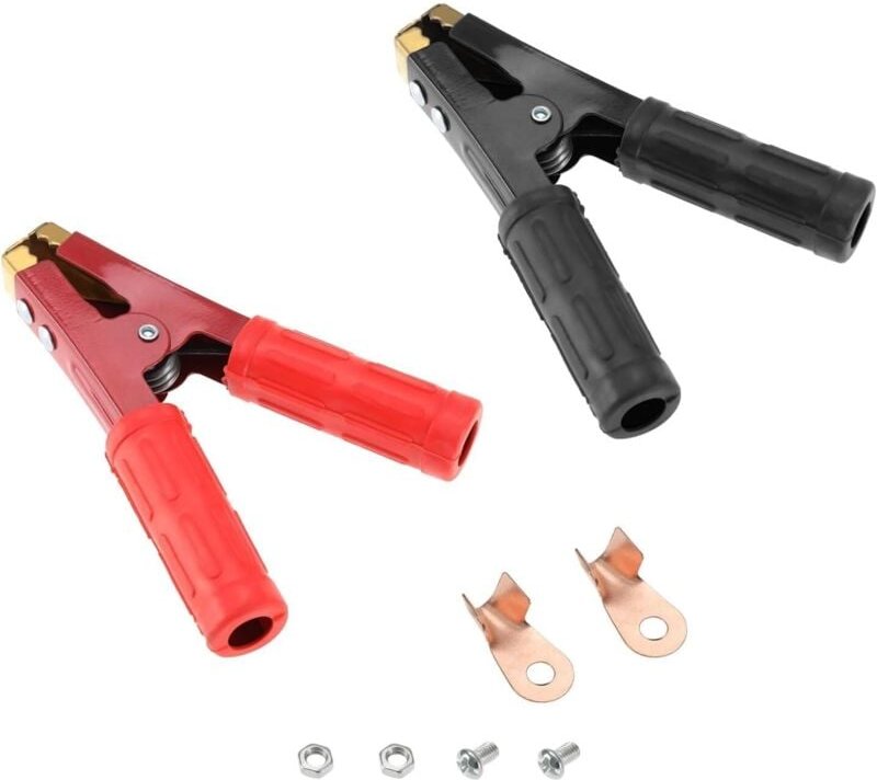 Csparkv - 2 Stück 1000 a Batterie-Boosterkabel, Krokodilklemmen, Autobatterie-Ladegerät-Clip-Anschlüsse, Zubehör für Aut...