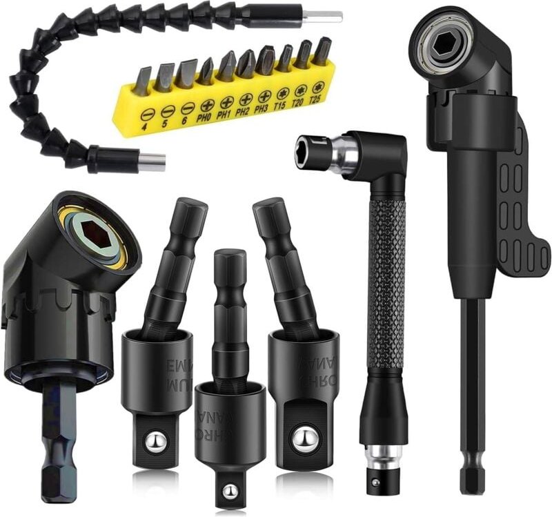 17-teilige flexible Bohrerverlängerung