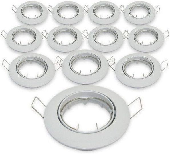 Set von 12 unterstützt einstellbare weiße D82