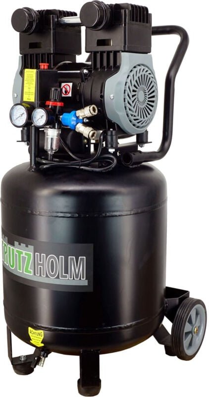 Premium Brushless Silent Flüsterkompressor 50L vertikal Kompressor leise 1500W, 62dB, 8 bar