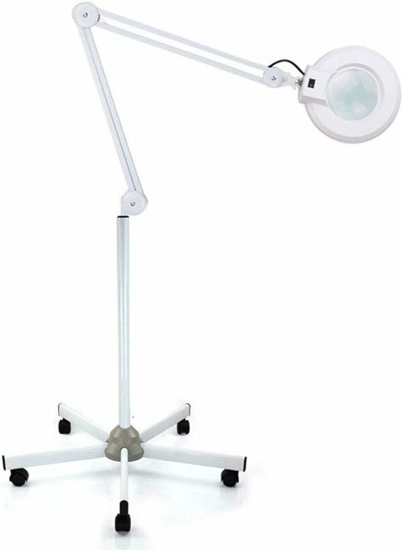 22W Kosmetik-Lupenleuchte led Beauty Salon Lupenlampe mit Stativ 5-Dioptrien