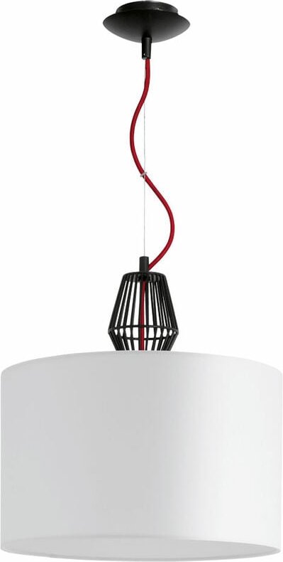 Hochwertige Decken Hänge Leuchte Stoff Lampen Schirm Wohn Ess Zimmer Beleuchtung Eglo 93974