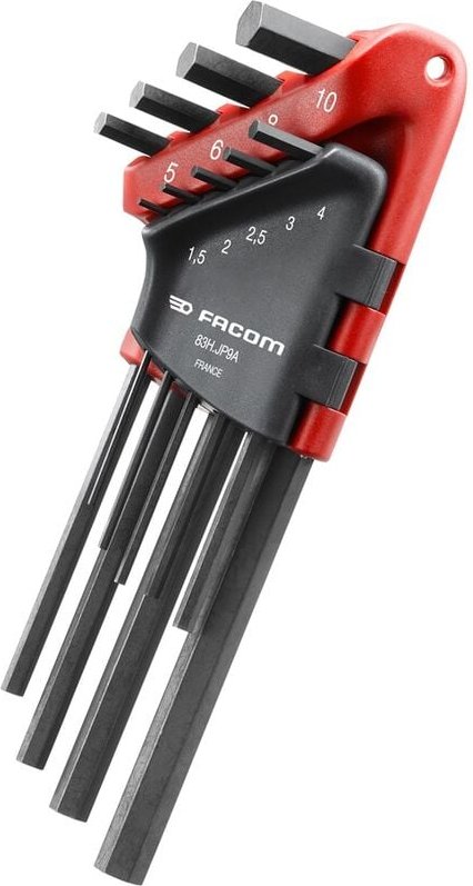 Facom 83S.JP9AL Stiftschluessel extra lg Kugelk., 9-tlg