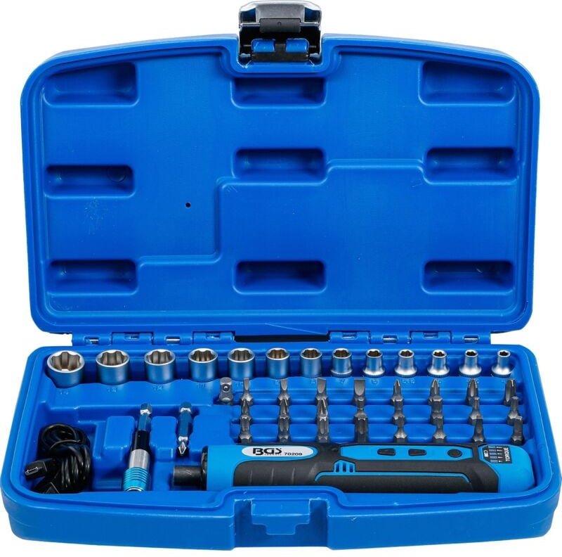 Bgs Technic - Akku-Schraubendreher inkl. Bit- und Steckschlüssel-Satz 41-tlg.