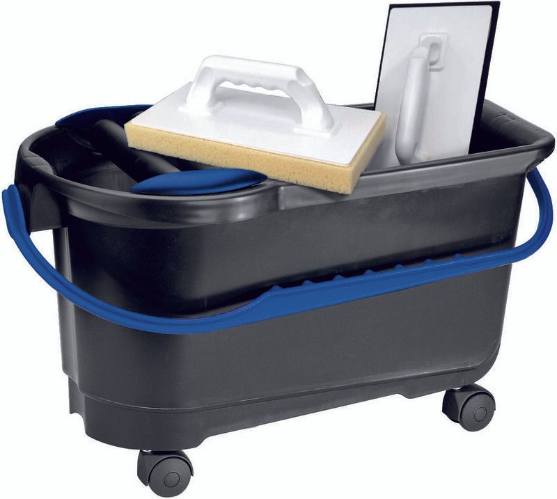 Fliesen-Waschset Inkl. 4 Räder, Premium