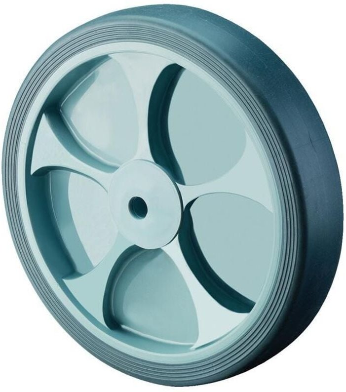 Ersatzrad Gummi grau Rollenlager ø 200 mm 220 kg - B44.201 - Bs Rollen
