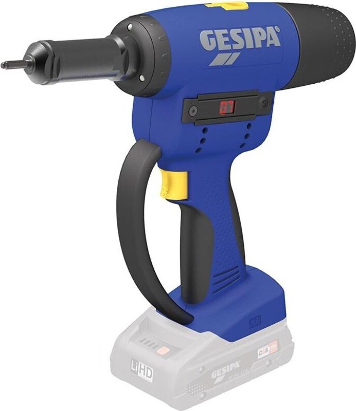 Gesipa Akku-Blindnietmuttern-Setzgerät FireBird Pro Gold Edition im Karton