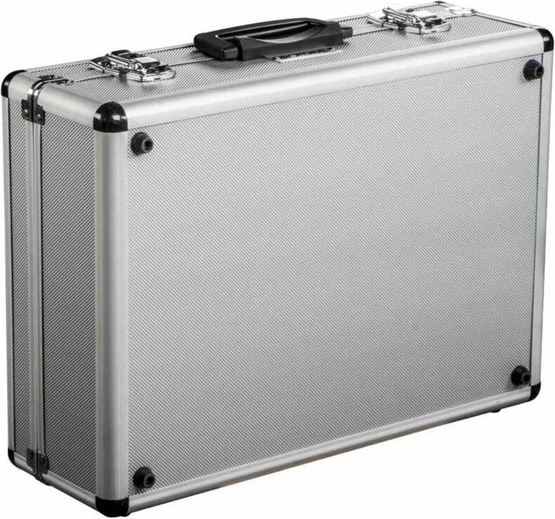 Alu Top Werkzeugkoffer silber, runde Ecken 455 x 330 x 150 mm