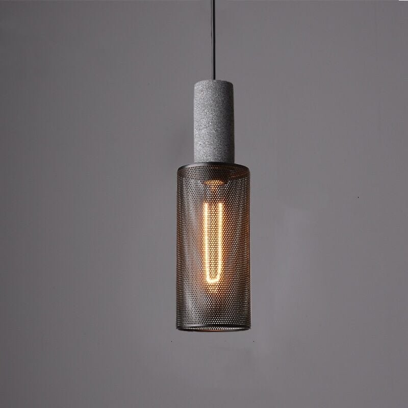 Vintage Pendelleuchte Industrial Hängelampe Innenbereich Deckenleuchte für Küche Schlafzimmer Wohnzimmer Ø10CM