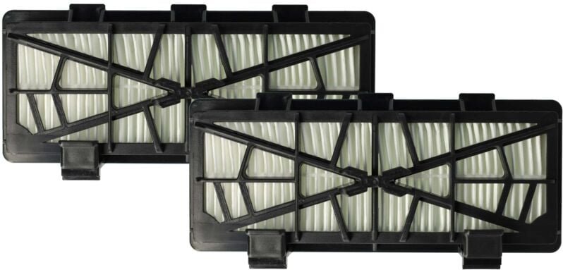 Filterset 2x Staubsaugerfilter kompatibel mit Kärcher t 12/1 ecoefficency, T15/1 Professional Staubsauger - hepa Filter ...
