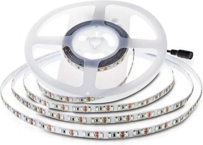 Streifen led SMD2835 7,5W/m 10m 120 LED/m Naturweiß 24V IP20 10mm - V-tac
