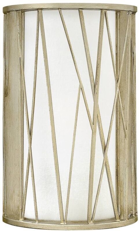 Nest - 1 Licht Innenwandleuchte Silver Leaf, E27 - Elstead