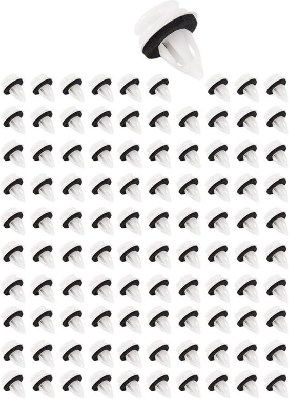 100 StüCk 51418224768 Kunststoff Nieten Clip für E46 E53 E90 E91 E70 TüR Verkleidung Auto Befestigung Elemente Druck Hal...