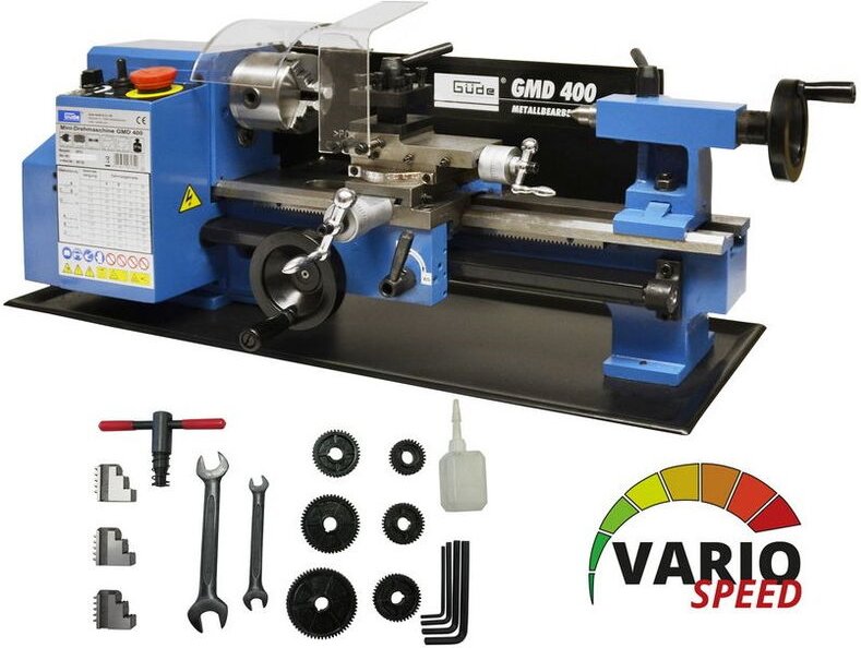 Güde Mini Drehmaschine Drehbank Metalldrehbank Metalldrehmaschine GMD 400