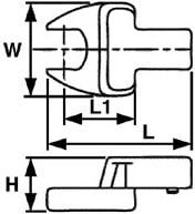 Tengtools - Offener Schlüsseleinsatz, 690514, 14mm 186300802