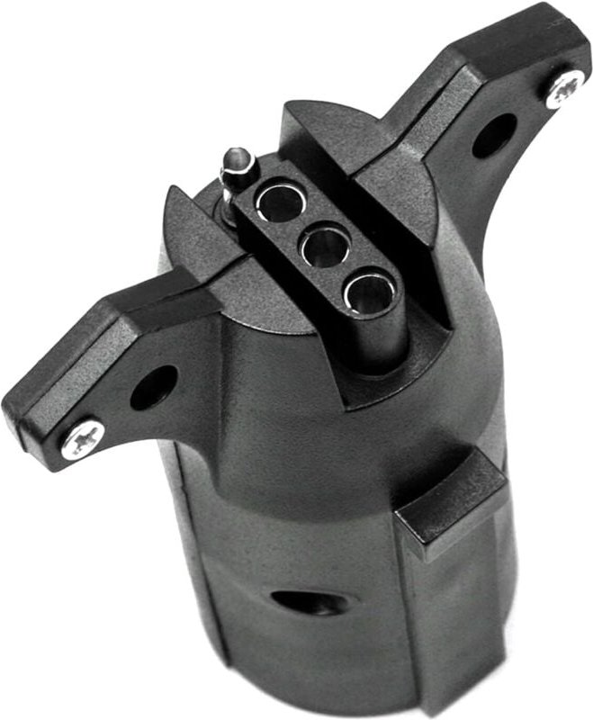 1 Stück 3,74" x 2,75" Anhängersteckeradapter, 7- auf 4-poliger RV-Plug-and-Play-Anschluss, wasserdichtes, langlebiges Au...