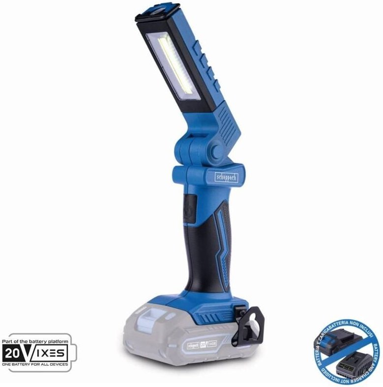 Scheppach - led Arbeitsleuchte 20V 300 Lumen ohne Akku ixes c-wl20-x