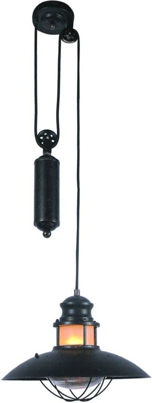 Barcelona Led - Vintage-Hängeleuchte 'coal pendant'.