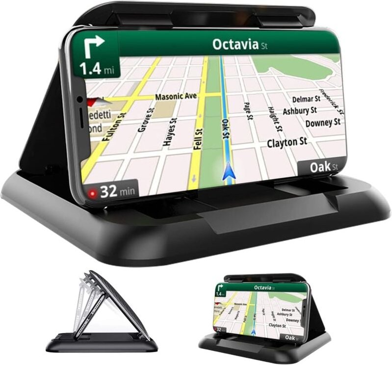 Handyhalterung, Auto-Handyhalterung, rutschfeste Armaturenbrett-Halterungen, kompatibel mit iPhone Samsung