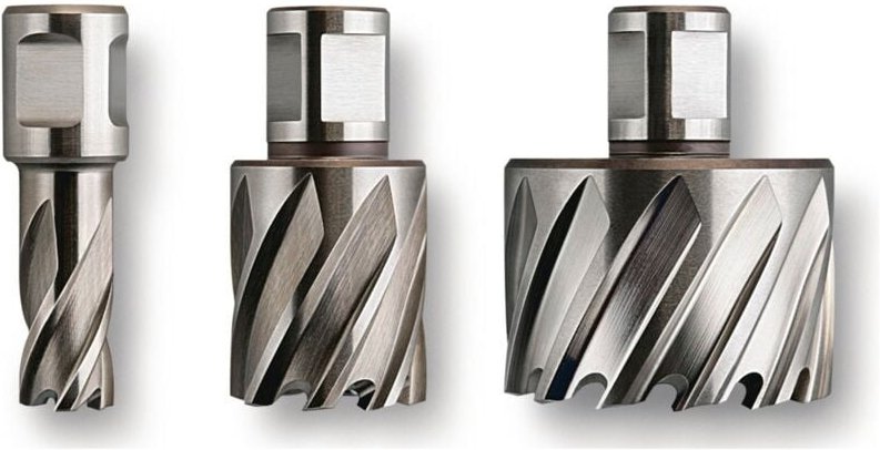 1x hss Nova 25 Kernbohrer mit 3/4" Weldon-Aufnahme 25 mm ø 42 mm - 63134420051 - Fein